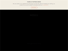 Tablet Screenshot of modaliving.com